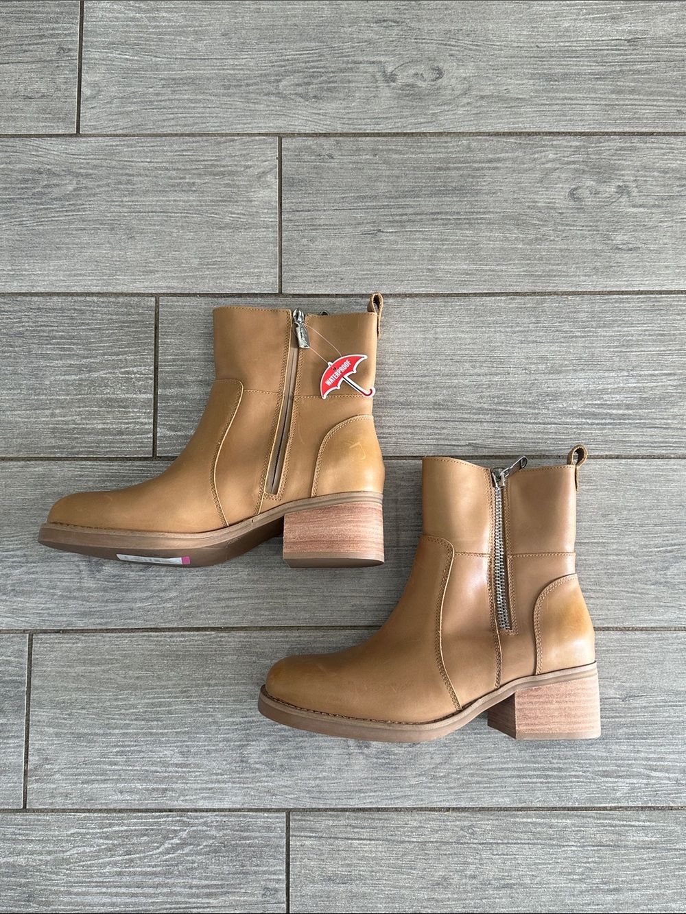 Blondo Carmine Waterproof Leather Booties‎ NWT! - Picture 11 of 13